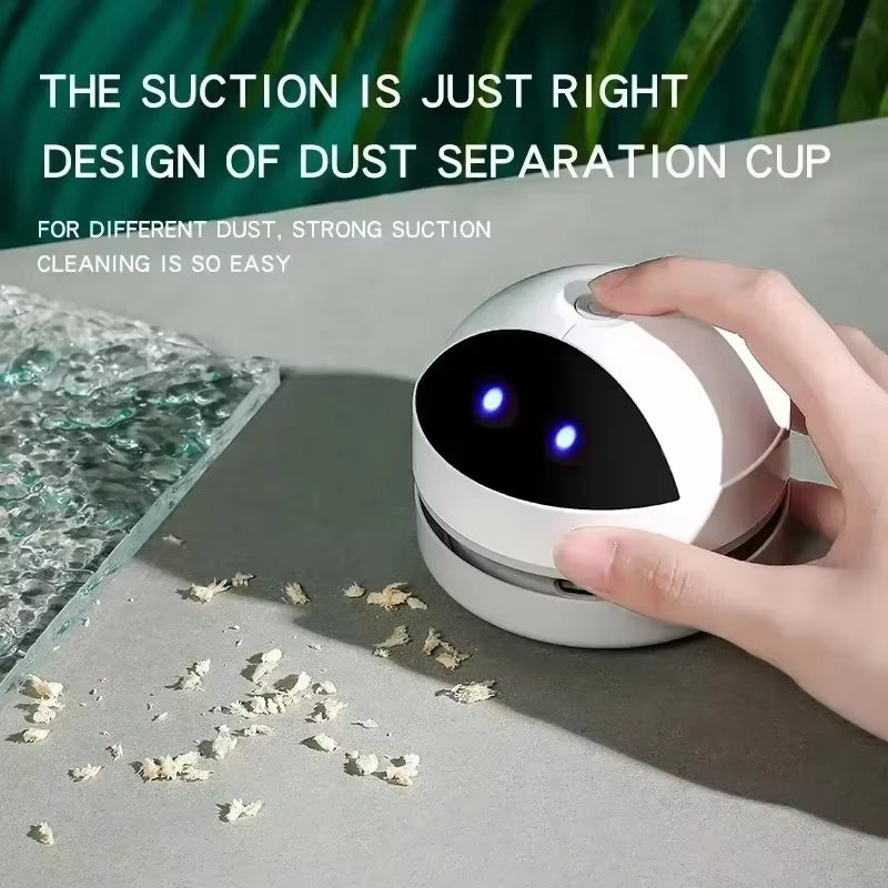 Desk Table Dust Vacuum Handheld Mini Vacuum Cleaner USB Table Sweeper Home Office Desktop Pencil Crumbs Cleaner Vacuum Cleaner